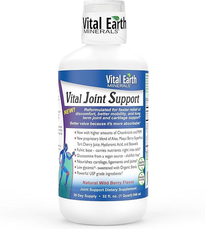 Vital Earth Joint Support Supplement Liquid 32 Oz 1 Oz