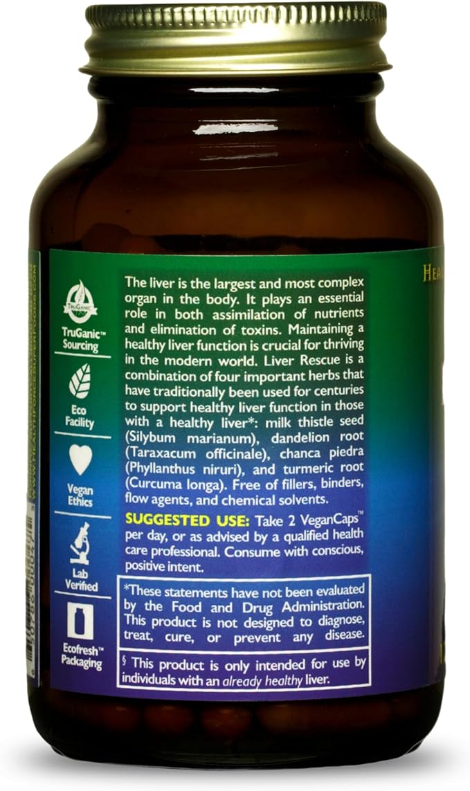 HealthForce SuperFoods Liver Rescue 120 Capsules