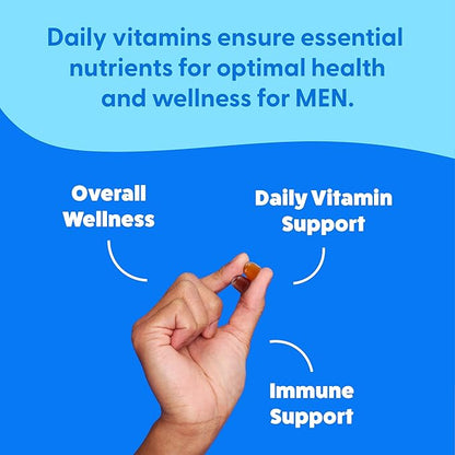 Feel Great Vitamin Co. Men's Multivitamin B-6, B-12, B-12, Biotin, D3, E, 45 Day