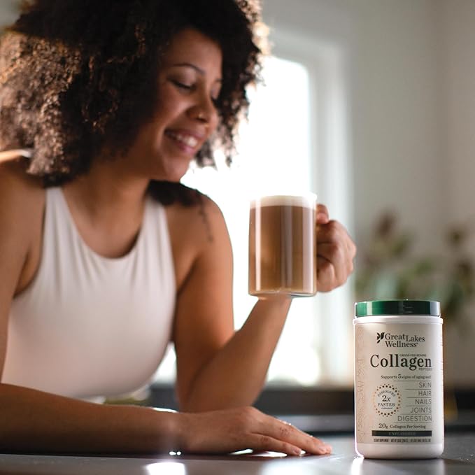 Great Lakes Wellness Collagen Peptides Powder 16 oz 3 Pack