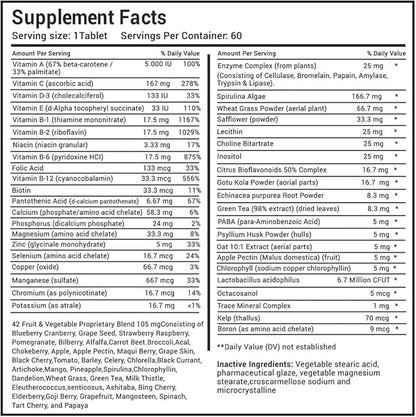 MiracleMulti One a Day Men's Multivitamin-Multimineral (60 Day