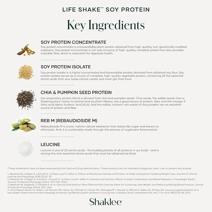 Shaklee Life Shake™ Soy Protein French Vanilla 20g Protein, 6g Fiber, 24 Vitamins 14 Servings
