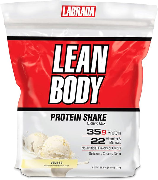 Labrada Nutrition Lean Body Hi-Protein Meal 2.47-Pound Tub