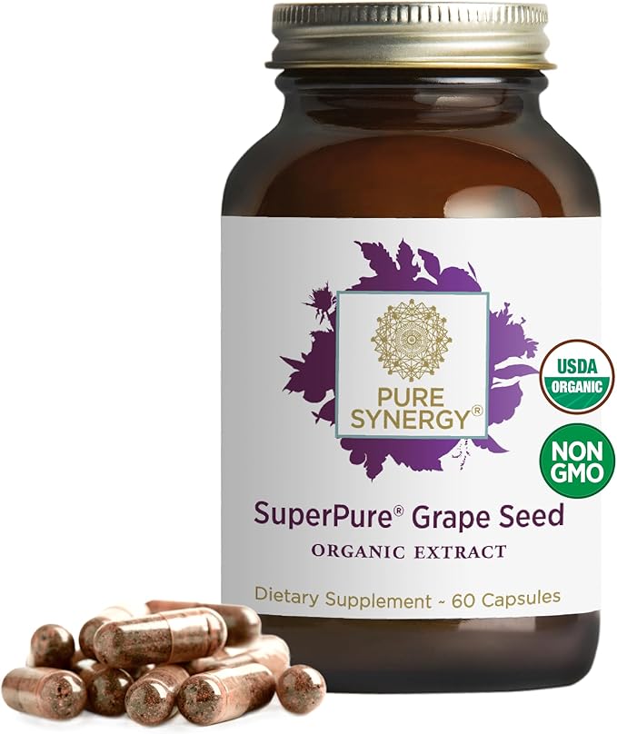 Pure Synergy SuperPure Grape Seed Extract (60 Capsules)