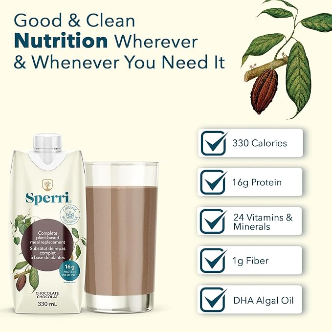 Complete Plant-Based Meal Replacement & Protein Shake 330 mL 4.6 fl. 12) -