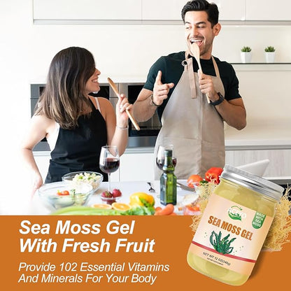 ACEYO (12 OZ Organic Sea Moss 102 Vitamins