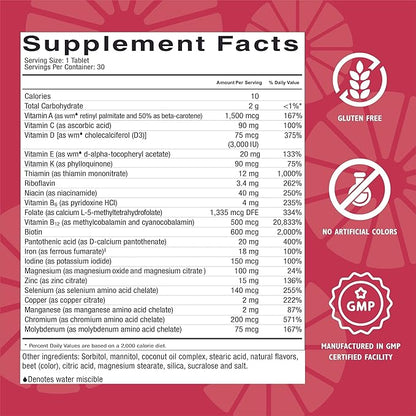Celebrate Vitamins CelebrateONE 18 Chewables, 18mg Iron (30 Tablets)