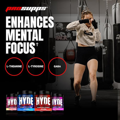 PROSUPPS Mr. Hyde Signature Series Pre-Workout Energy Drink – Intense Sustained Energy, Focus & Pumps with Beta Alanine, Creatine, Nitrosigine & TeaCrine (30 Servings Watermelon)