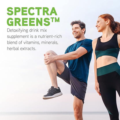 DAVINCI Labs Spectra Greens Detoxifier - Probiotic Supplement Aids Digestive Health Heart Health & Detoxification* - Immune Health Supplement with Digestive Enzymes - 30 Servings (356.25 g)