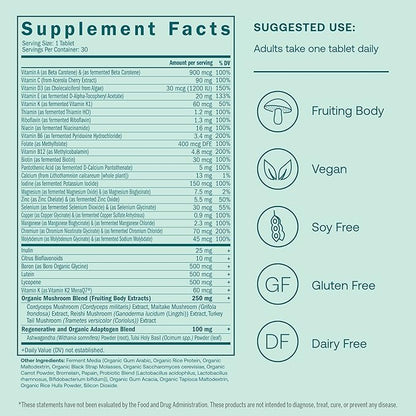 True Grace One Daily Men’s Multivitamin 30 Vegan