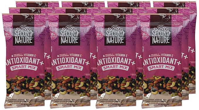 Second Nature Antioxidant+ Protein Smart Snack 1.75 Ounce 12)