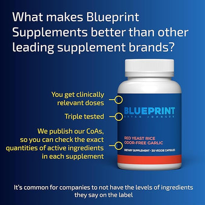 Blueprint Bryan Johnson Red Yeast Rice (30 Servings)
