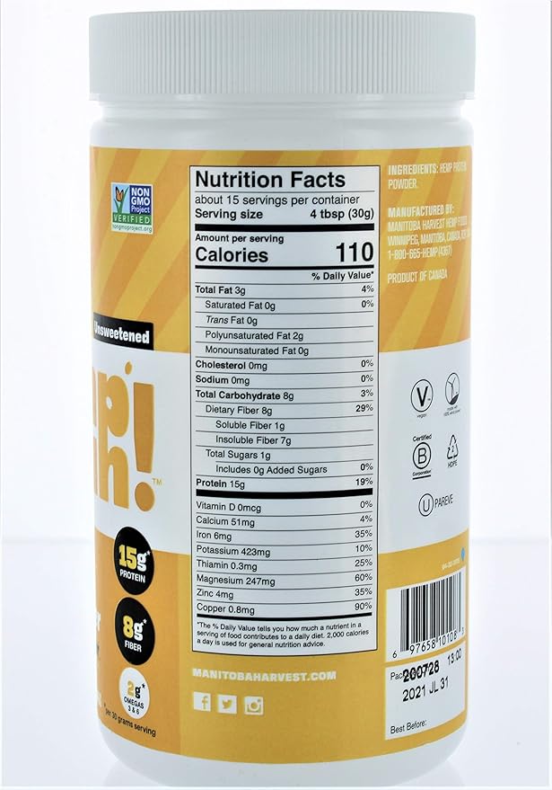 Manitoba Harvest Hemp Protein Powder 2