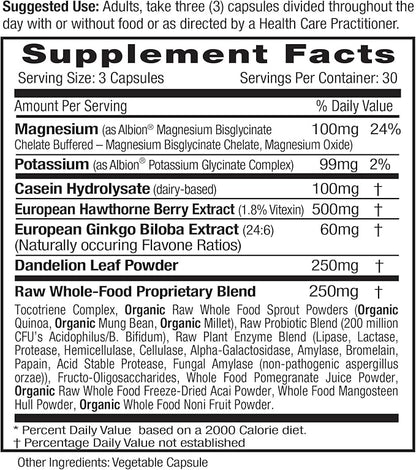 EMERALD LABS Blood Pressure Health 90 Vegetable