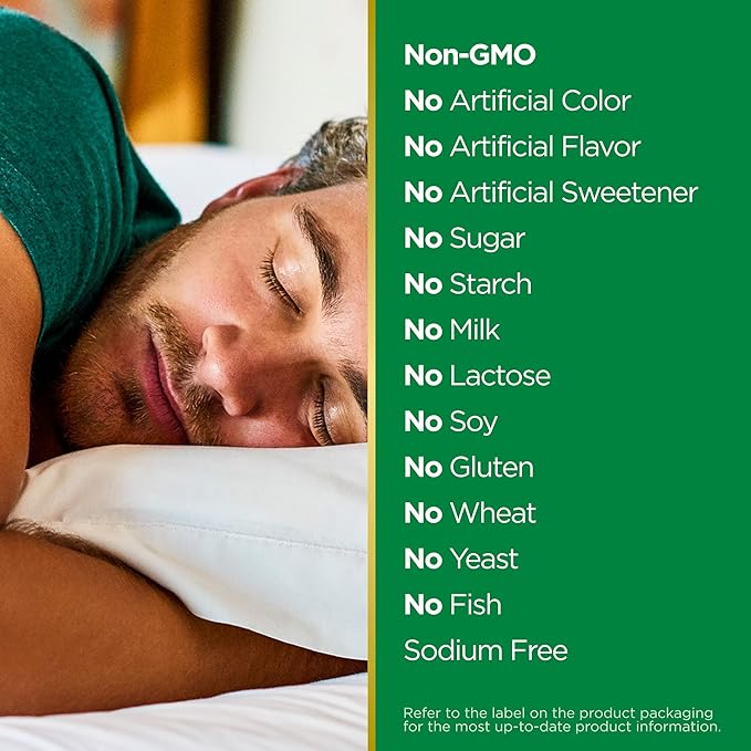 Nature's Bounty Melatonin, 100% Drug Free 10mg, 60 60 Count(Pack 2)