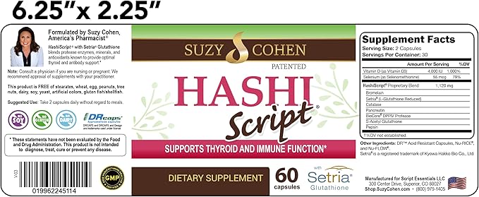 Script Essentials HashiScript Thyroid and Immune