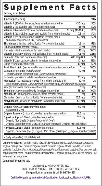New Chapter Multivitamin for Women 50 Plus 55+ with 24 ct