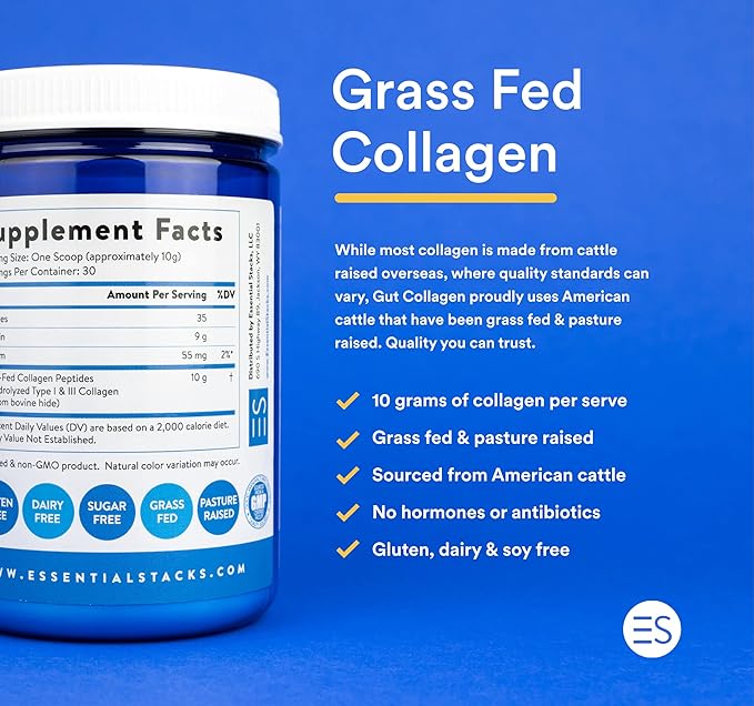 Essential Stacks Collagen Peptides Powder (from (10.6 oz)