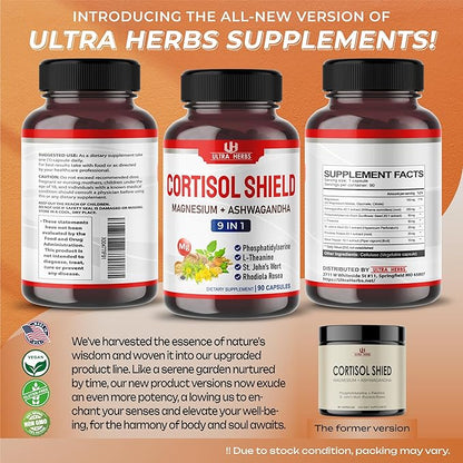 CORTISOL SHIELD 9 in 1-15,250mg Magnesium (90 count 1))