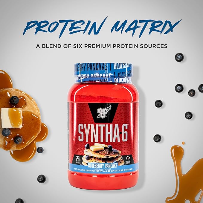 BSN SYNTHA-6 Whey Protein Powder, Milk 28 Servings