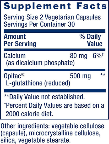 Life Extension Glutathione 500 mg – 60 Capsules