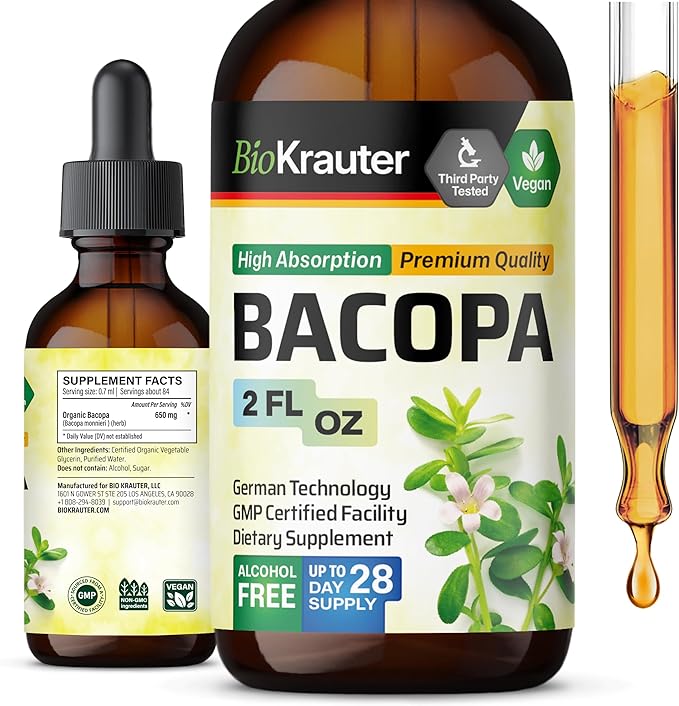 Bacopa Monnieri Tincture 2 Fl.Oz.