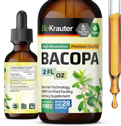 Bacopa Monnieri Tincture 2 Fl.Oz.