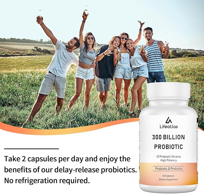 300 Billion CFU Probiotics 12 Probiotic 120 Capsules