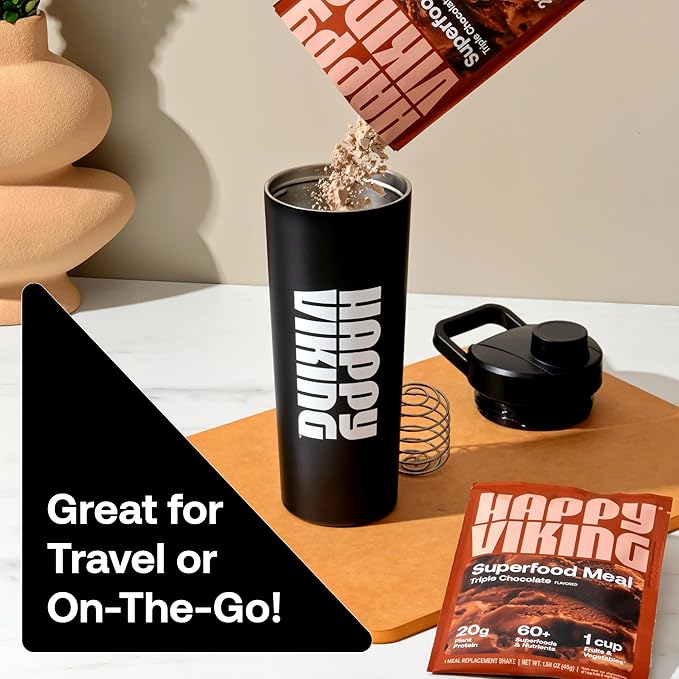 Happy Viking Variety Pack Plant Protein 20G Protein, 8 Single
