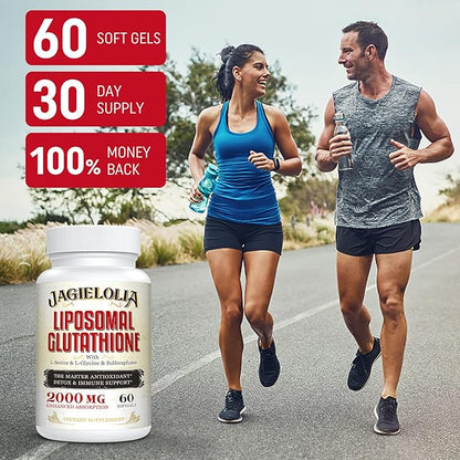 Liposomal Glutathione 2000 mg with L-Serine, 600 Softgels