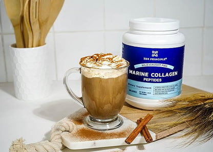 Zen Principle Marine Collagen Peptides Powder 1.5 lb. 1 & 3 Protein.