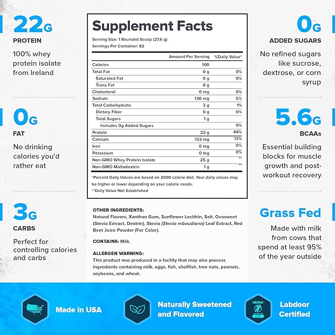 LEGION Whey+ Whey Isolate Protein Powder 5 Pounds