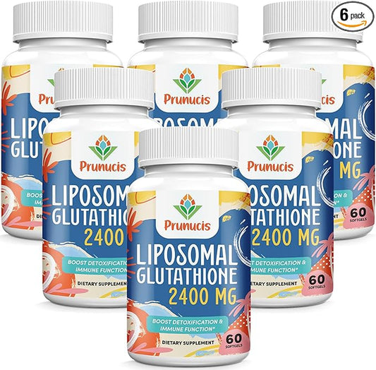 2400MG Liposomal Glutathione, Reduced L-Glutathione, Glutathione 360 Softgels