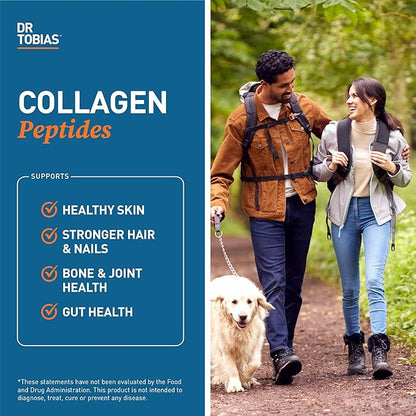 Dr. Tobias Collagen Peptides Powder, Grass 20 OZ, 28 Servings