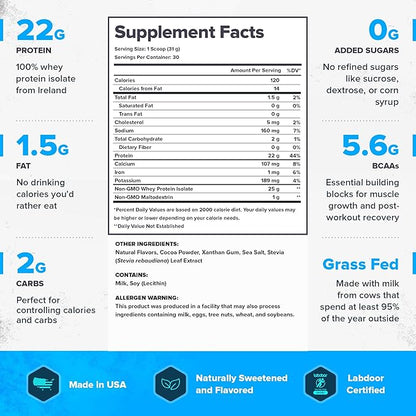 LEGION Whey+ Whey Isolate Protein Powder 30 Serving