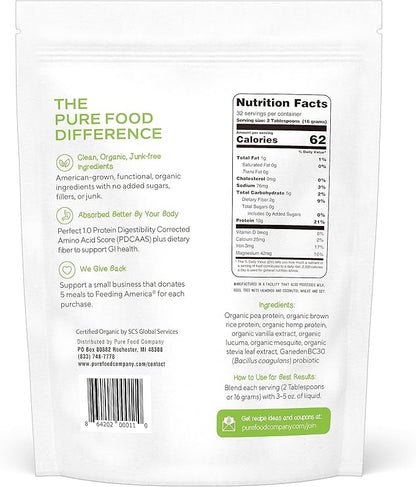 Plant Based Protein Powder with Probiotics 2-Pack