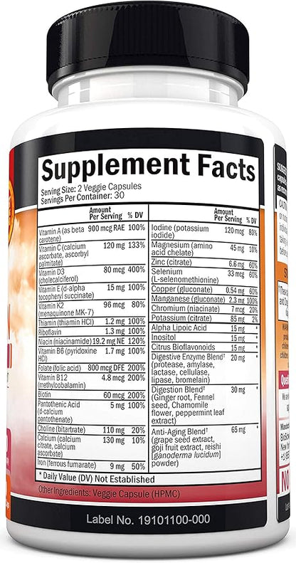 Multivitamin for Women with Vitamin D3 60Ct
