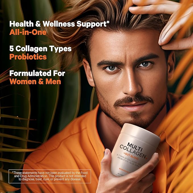 Codeage Multi Collagen + Gut Blend 1, 2, 2, 3, 3, 5 5 & 10 – 90 Capsules