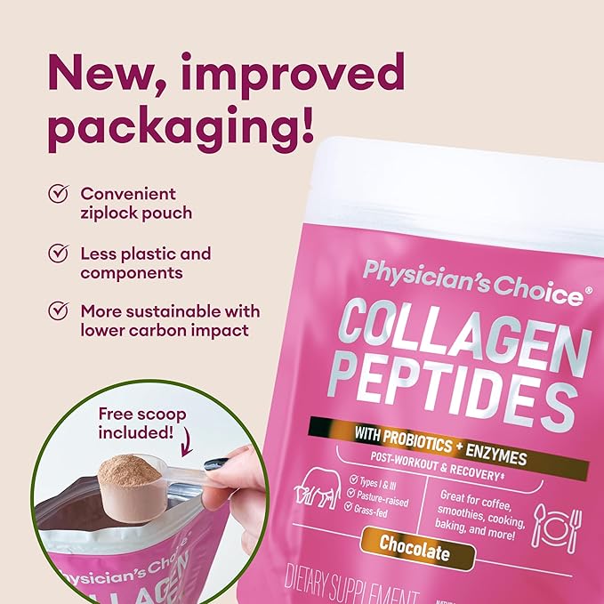 Physician's CHOICE Collagen Peptides Powder (Hydrolyzed Protein