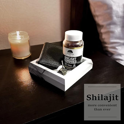 Shilajit Gummies 500mg with Chaga Ashwagandha B12 and D2 Vitamins