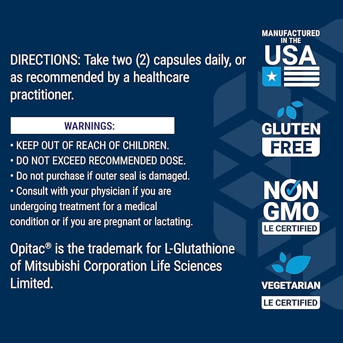 Life Extension Glutathione 500 mg – 60 Capsules