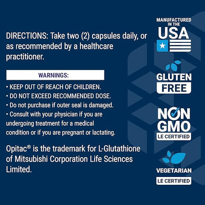 Life Extension Glutathione 500 mg – 60 Capsules