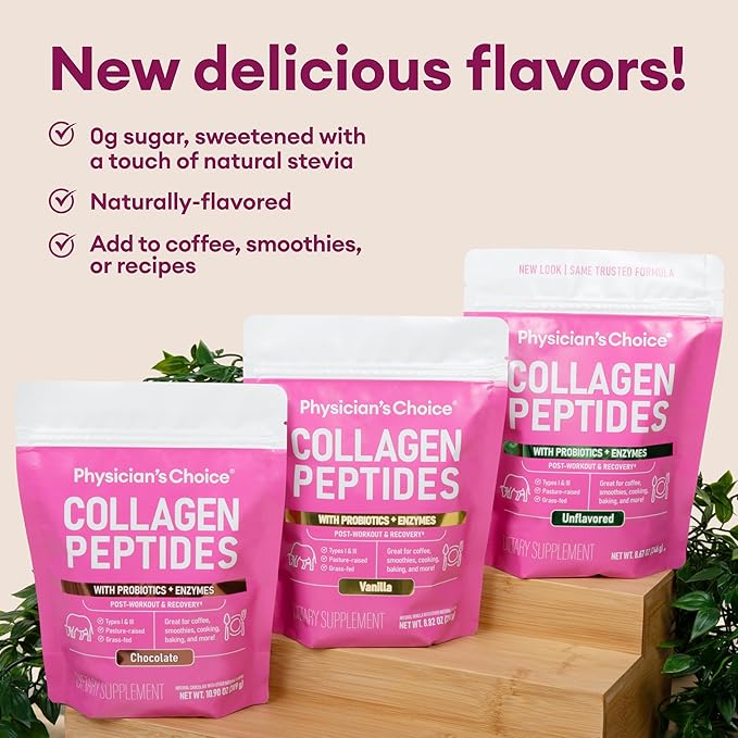 Physician's CHOICE Collagen Peptides Powder (Hydrolyzed Protein