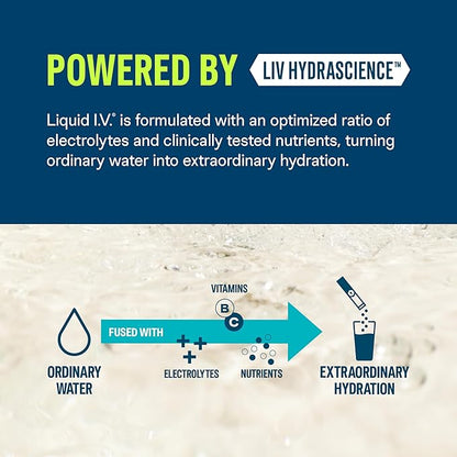 Liquid I.V.® Hydration Multiplier +Immune Support - Wild Berry Blend | Electrolyte Powder Drink Mix | 1 Pack (14 Servings)