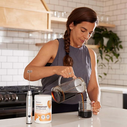 NativePath Keto Coffee Creamer Powder Hazelnut — Keto-Friendly, Non-Dairy & Low Sugar Creamer. Made with Grass-fed Collagen Protein Powder, MCT Oil & Monk Fruit. Soy & Gluten Free (7.6OZ)