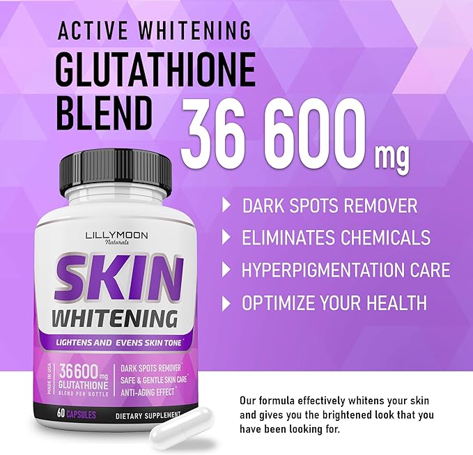 Glutathione Whitening Pills Skin Lightening Pills