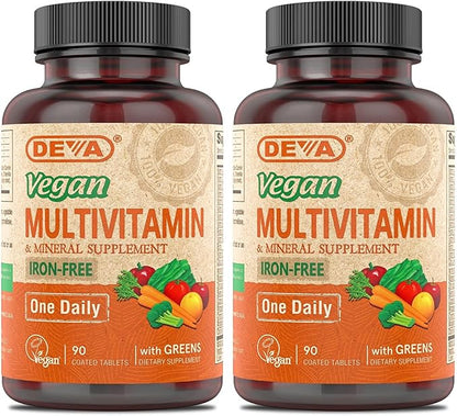 DEVA Vegan Multivitamin and Mineral Supplement 90 Coated 2)