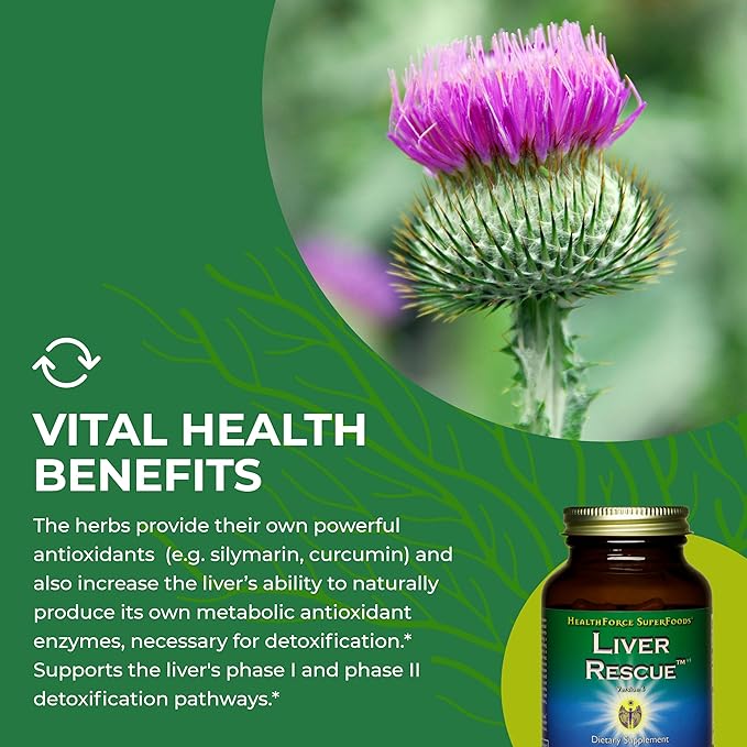 HealthForce SuperFoods Liver Rescue 120 Capsules