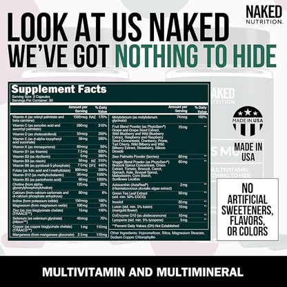 NAKED Men’s Multi – Daily Multivitamin 60 Capsules