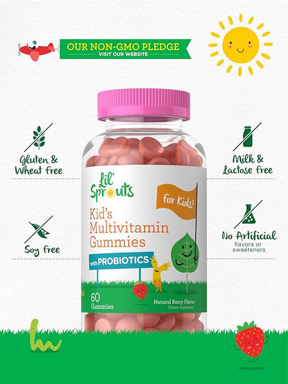 Carlyle Kids Multivitamin Gummies with Probiotics 60 Chewables